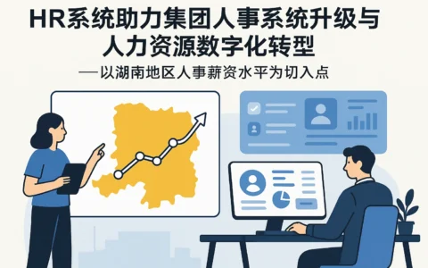 HR系统助力集团人事系统升级与人力资源数字化转型——以湖南地区人事薪资水平为切入点