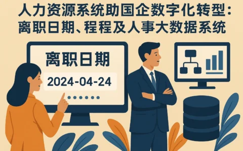 人力资源系统助力国企数字化转型：离职日期、流程及人事大数据系统解析