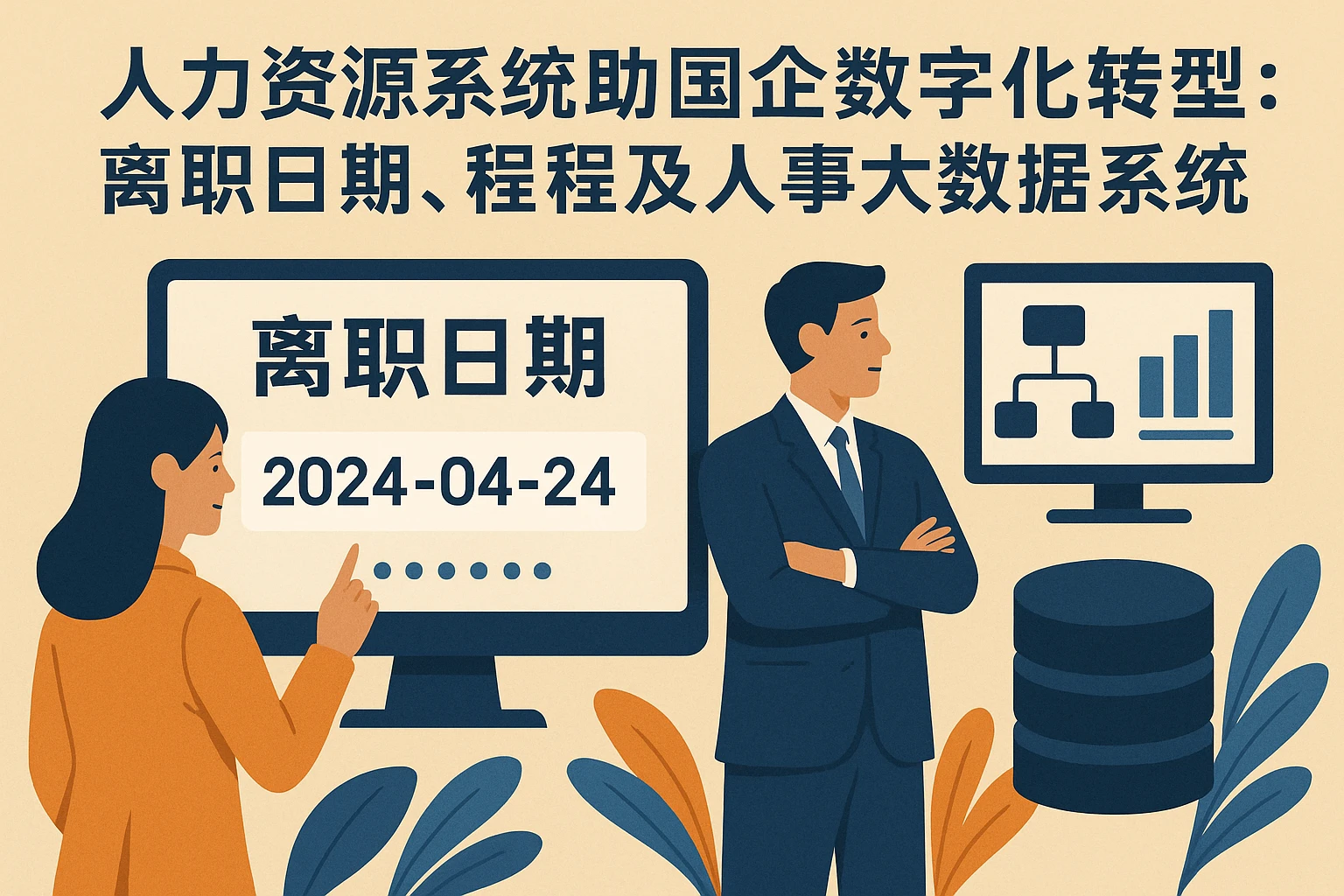 人力资源系统助力国企数字化转型：离职日期、流程及人事大数据系统解析