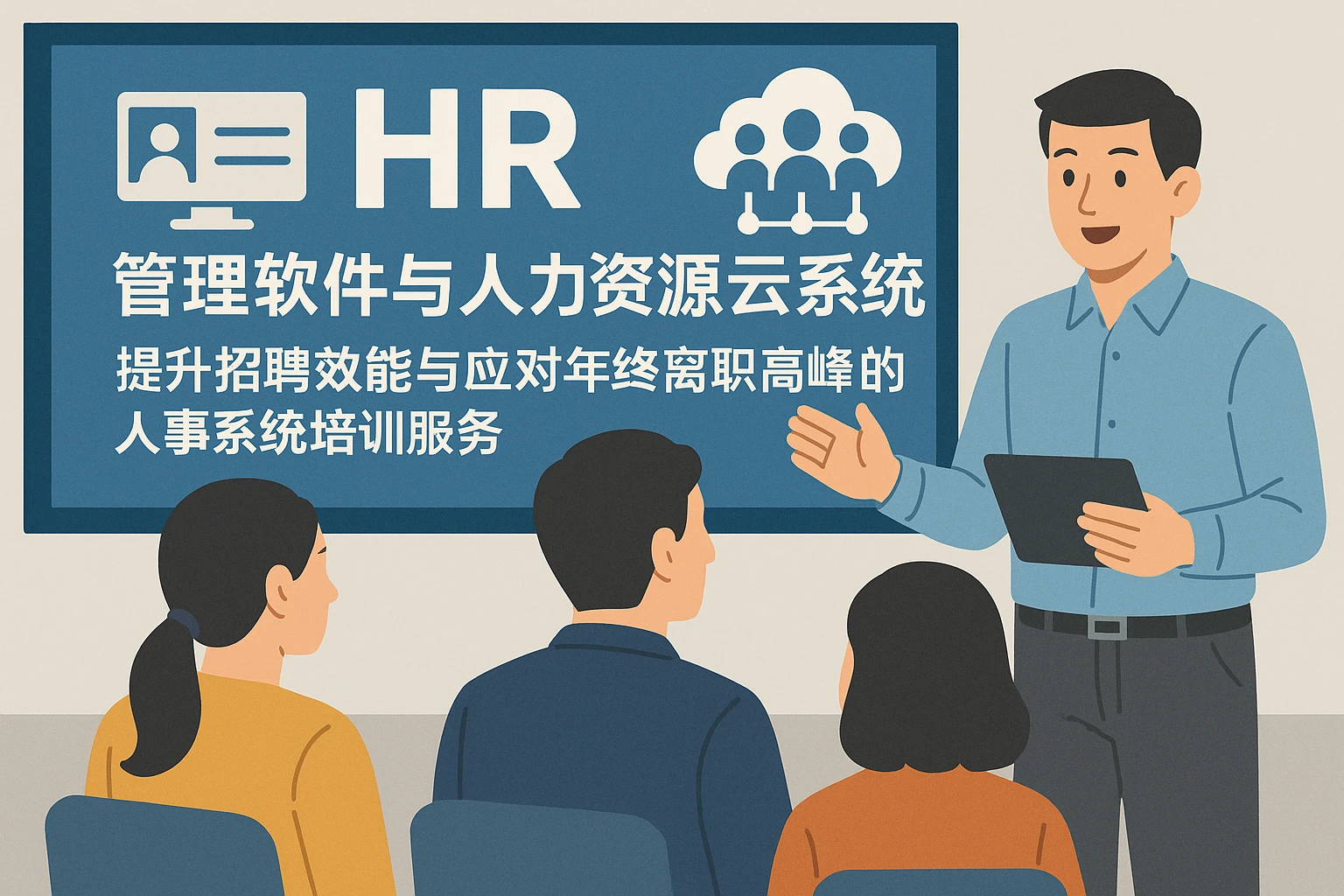 HR管理软件与人力资源云系统：提升招聘效能与应对年终离职高峰的人事系统培训服务