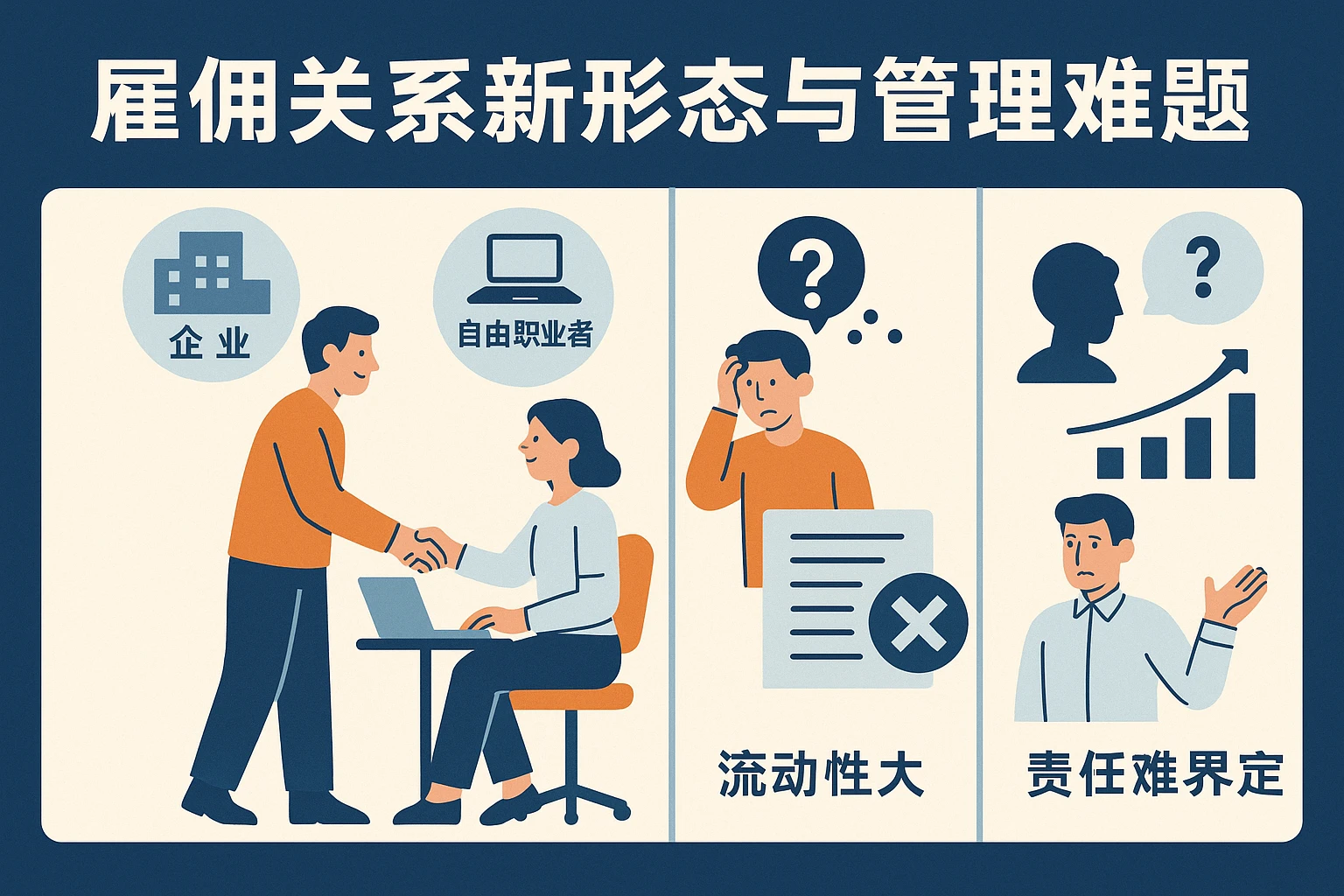 雇佣关系新形态与管理难题