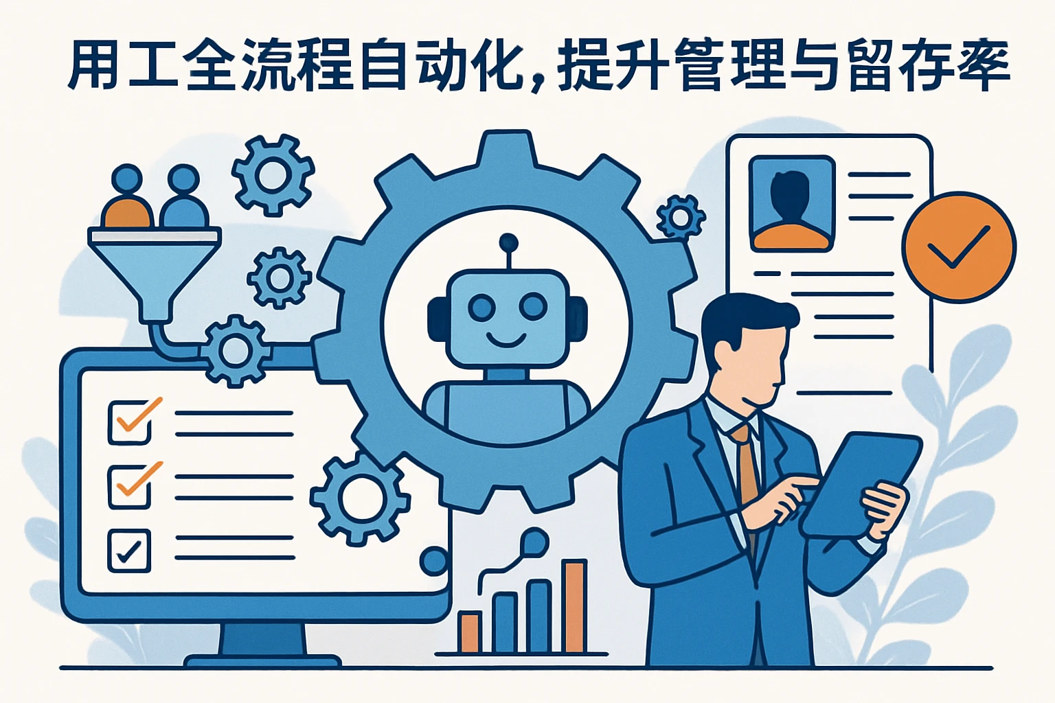 用工全流程自动化，提升管理与留存率