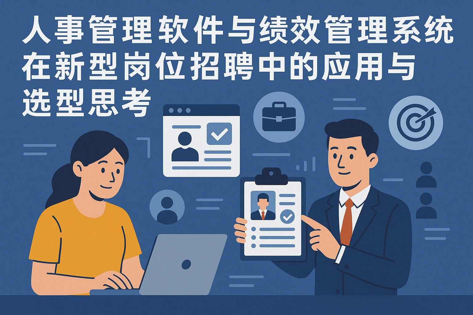 人事管理软件与绩效管理系统在新型岗位招聘中的应用与选型思考