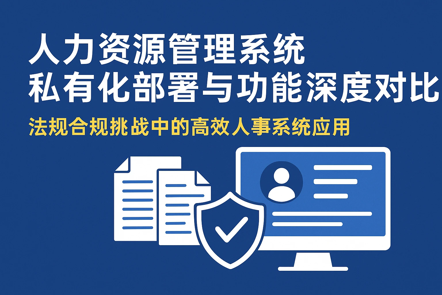 人力资源管理系统私有化部署与功能深度对比 —— 法规合规挑战中的高效人事系统应用