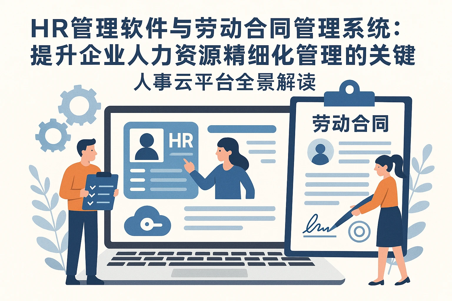 HR管理软件与劳动合同管理系统：提升企业人力资源精细化管理的关键 | 人事云平台全景解读