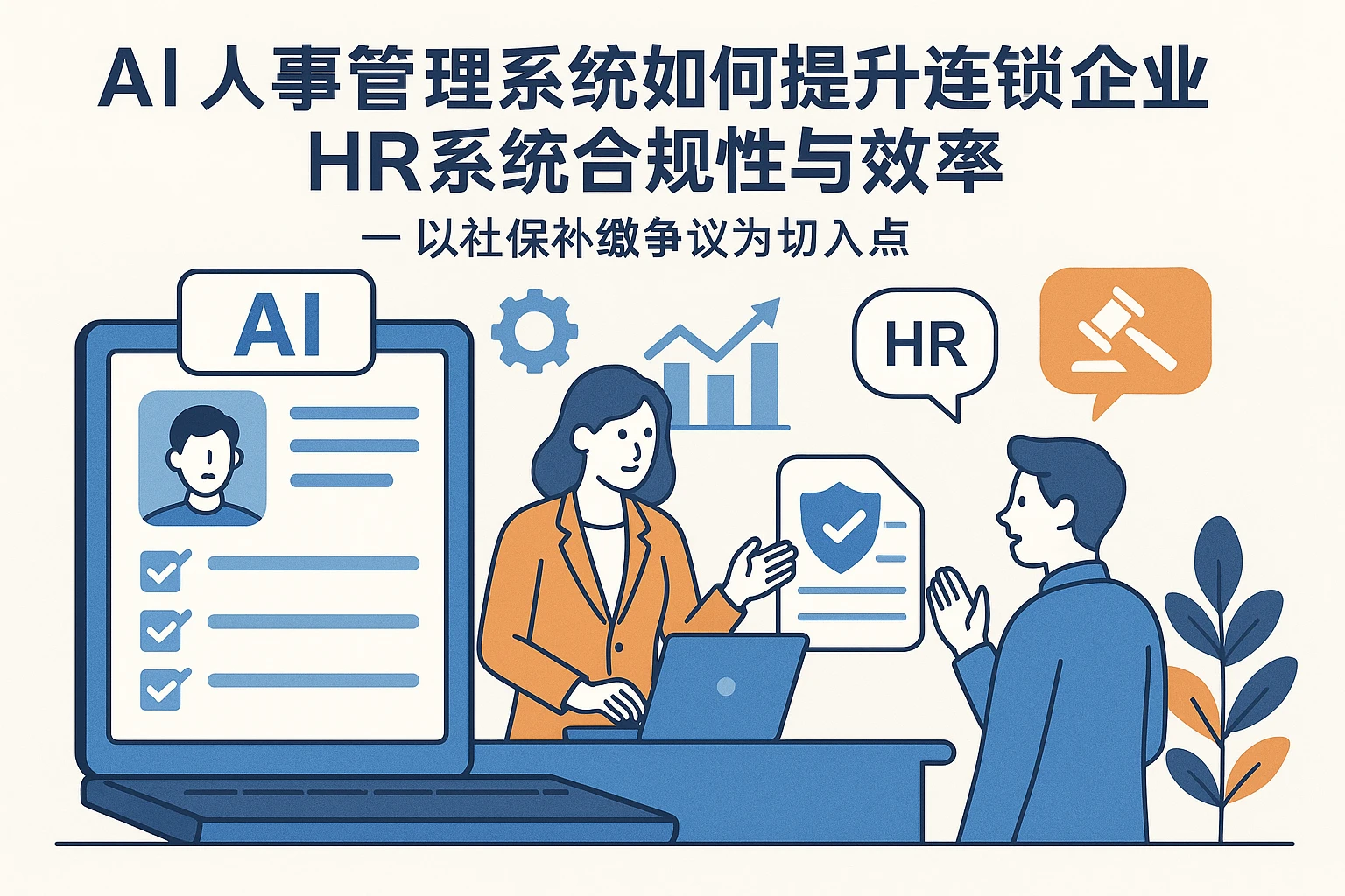 AI人事管理系统如何提升连锁企业HR系统合规性与效率——以社保补缴争议为切入点