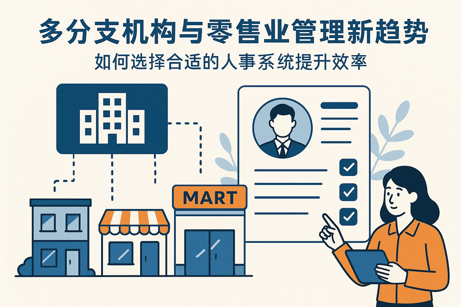 多分支机构与零售业管理新趋势：如何选择合适的人事系统提升效率
