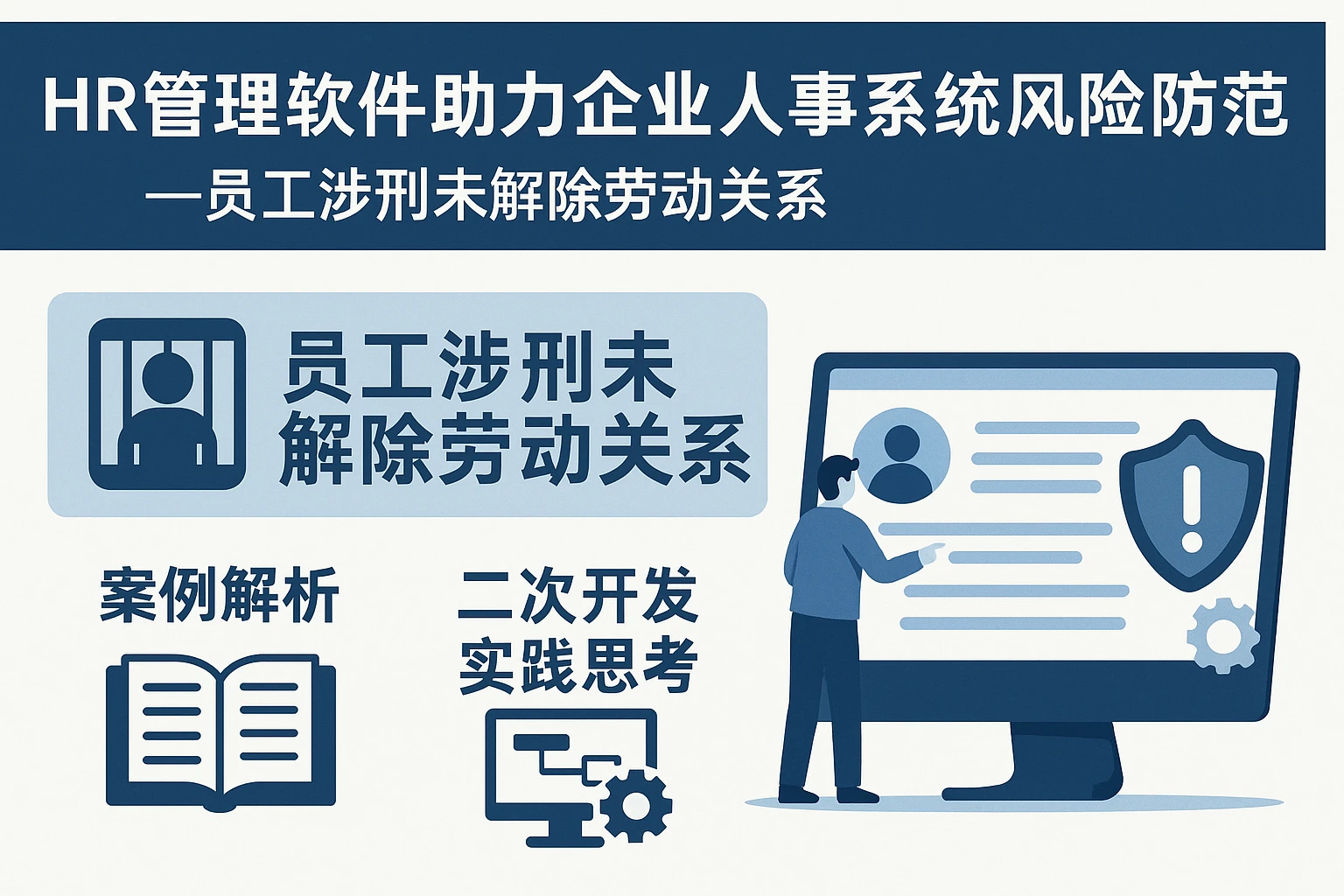 HR管理软件助力企业人事系统风险防范——“员工涉刑未解除劳动关系”案例解析与二次开发实践思考