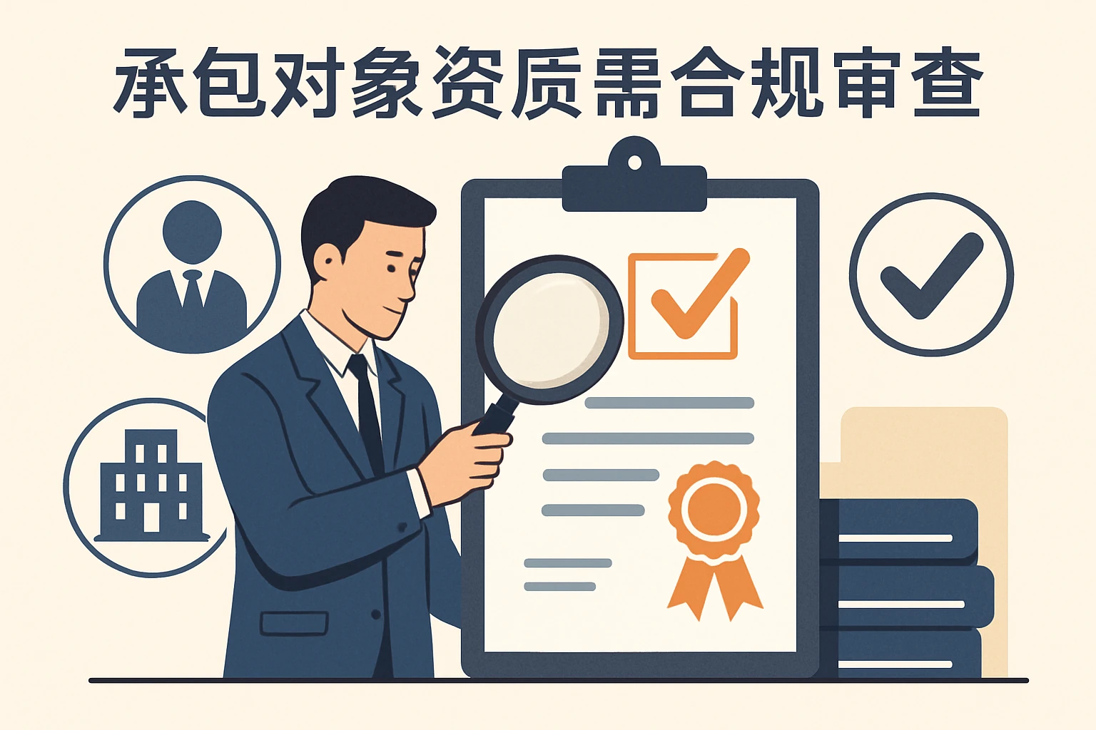 承包对象资质需合规审查