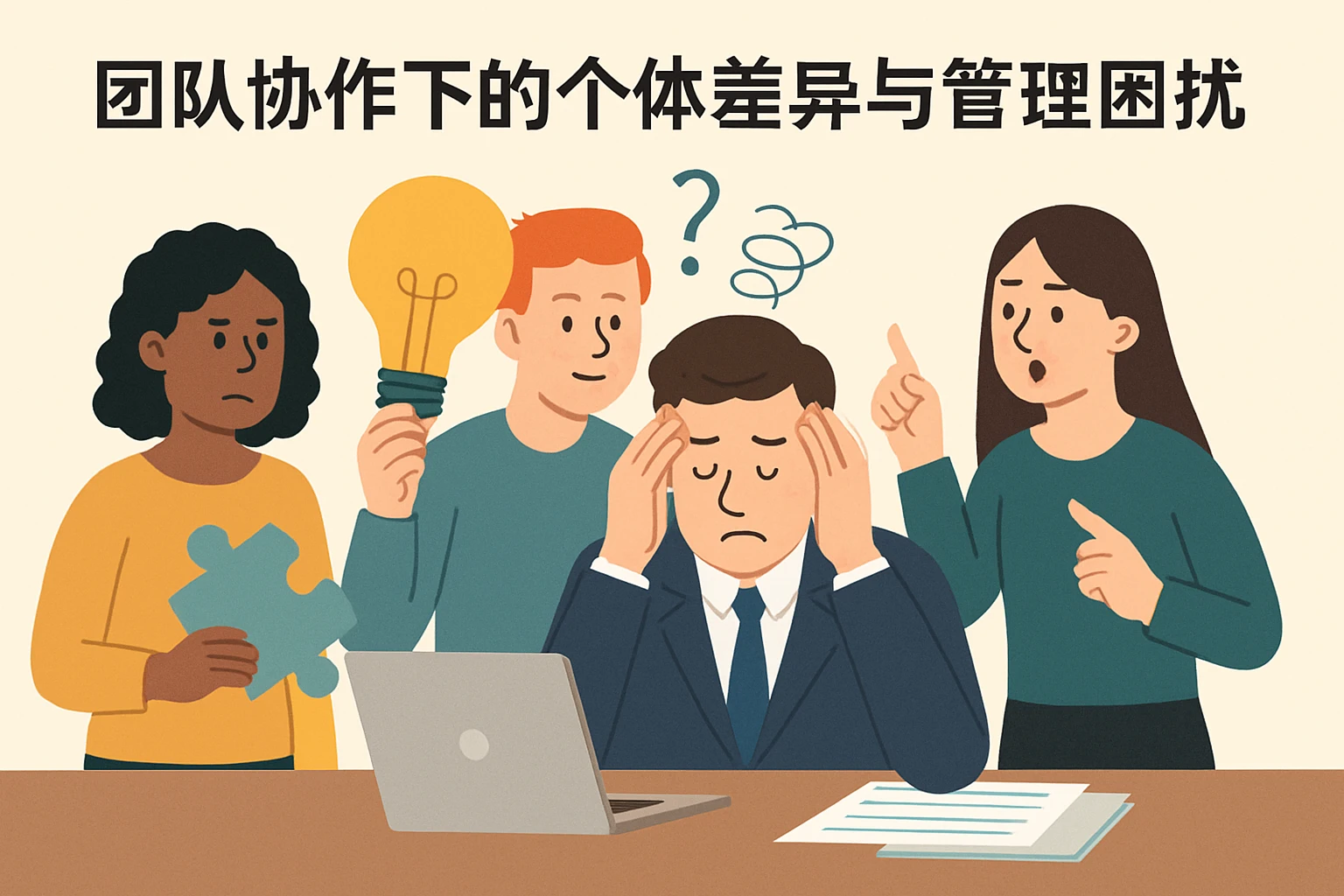 团队协作下的个体差异与管理困扰