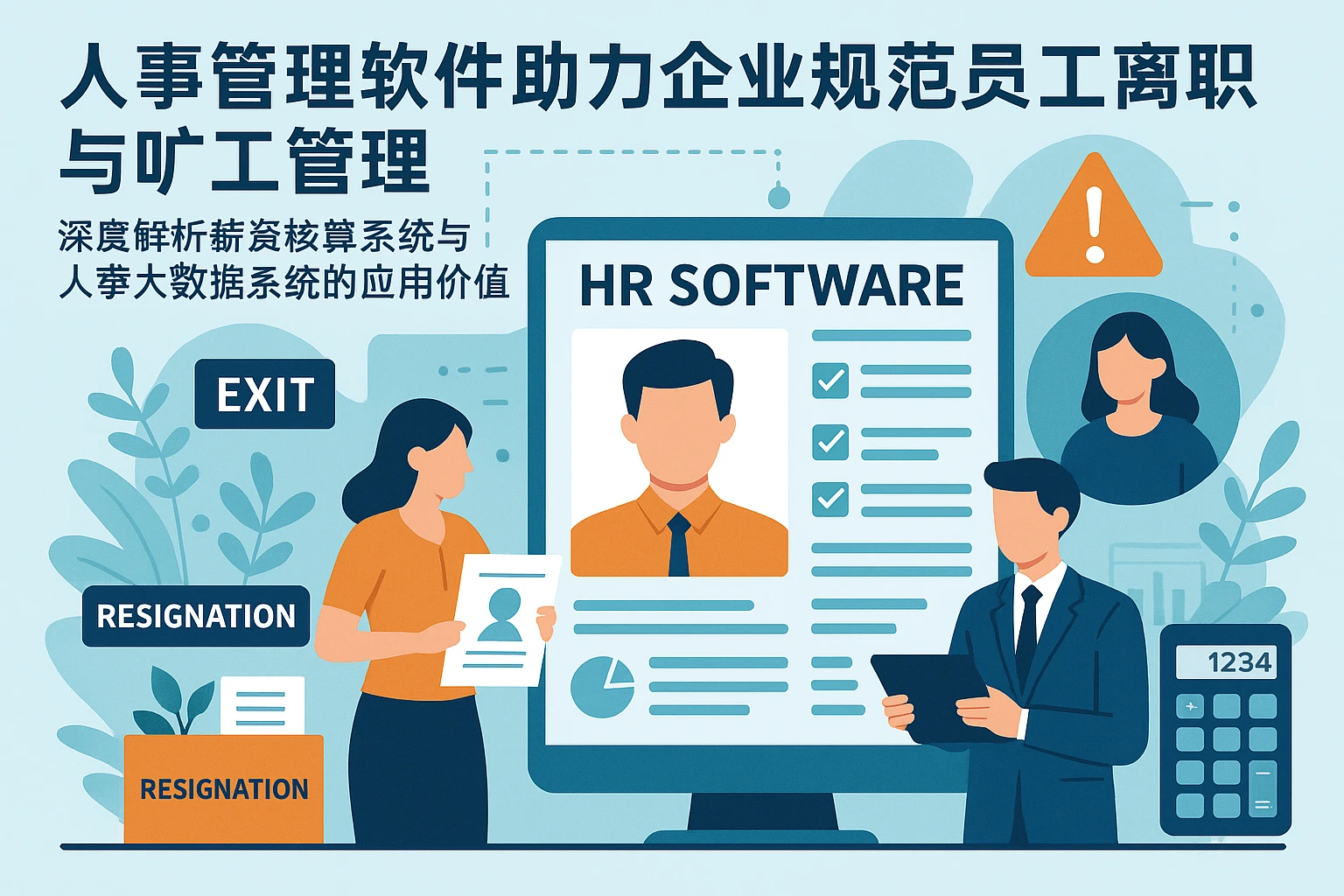 人事管理软件助力企业规范员工离职与旷工管理：深度解析薪资核算系统与人事大数据系统的应用价值