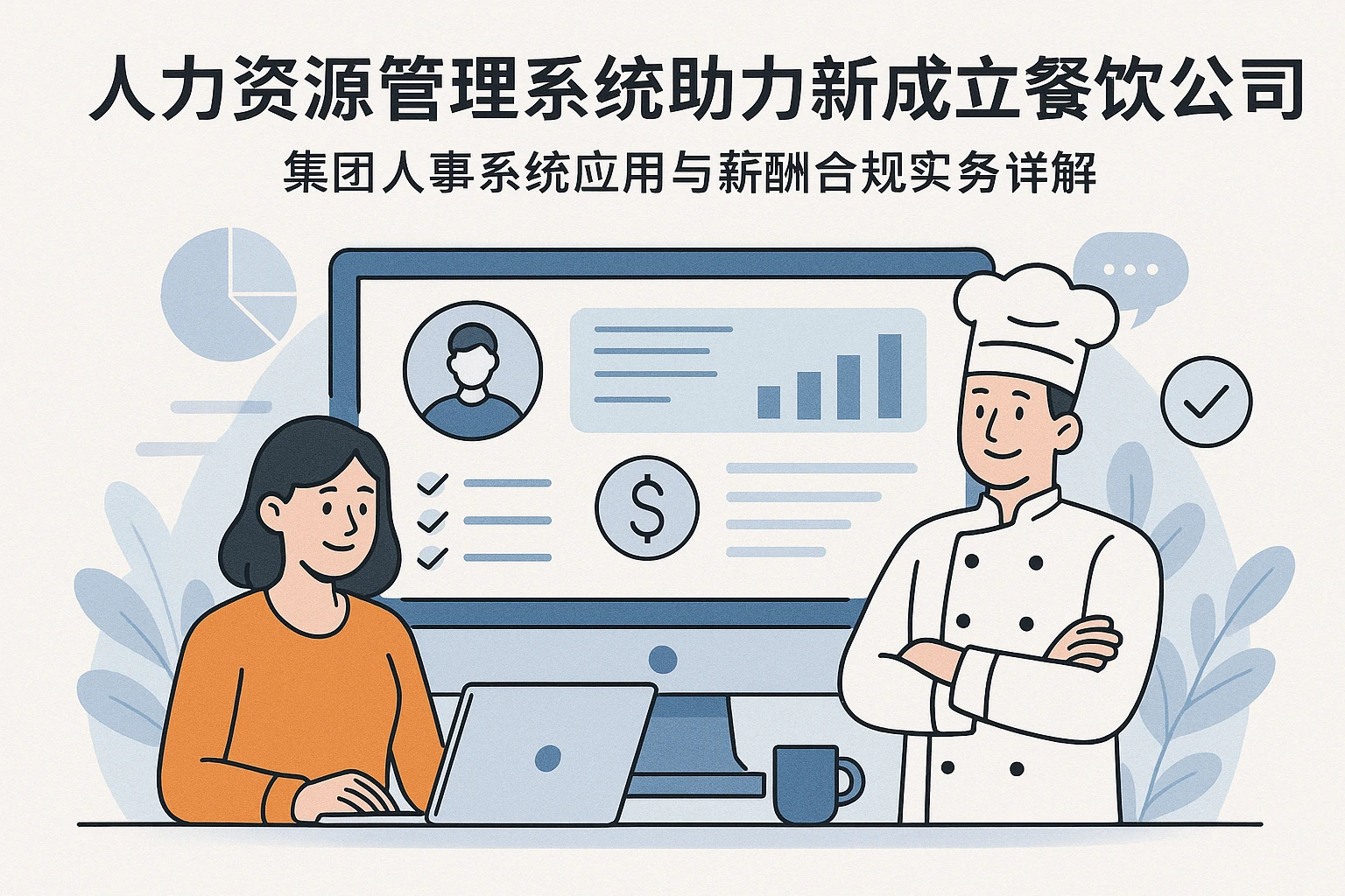 人力资源管理系统助力新成立餐饮公司：集团人事系统应用与薪酬合规实务详解