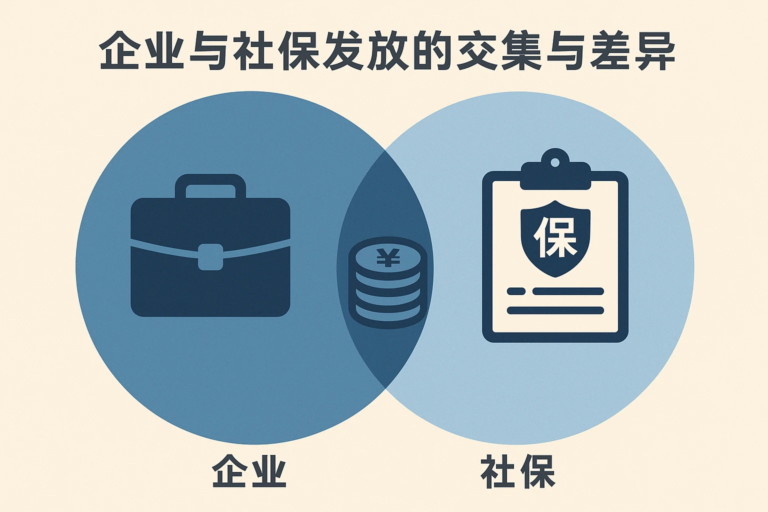 企业与社保发放的交集与差异