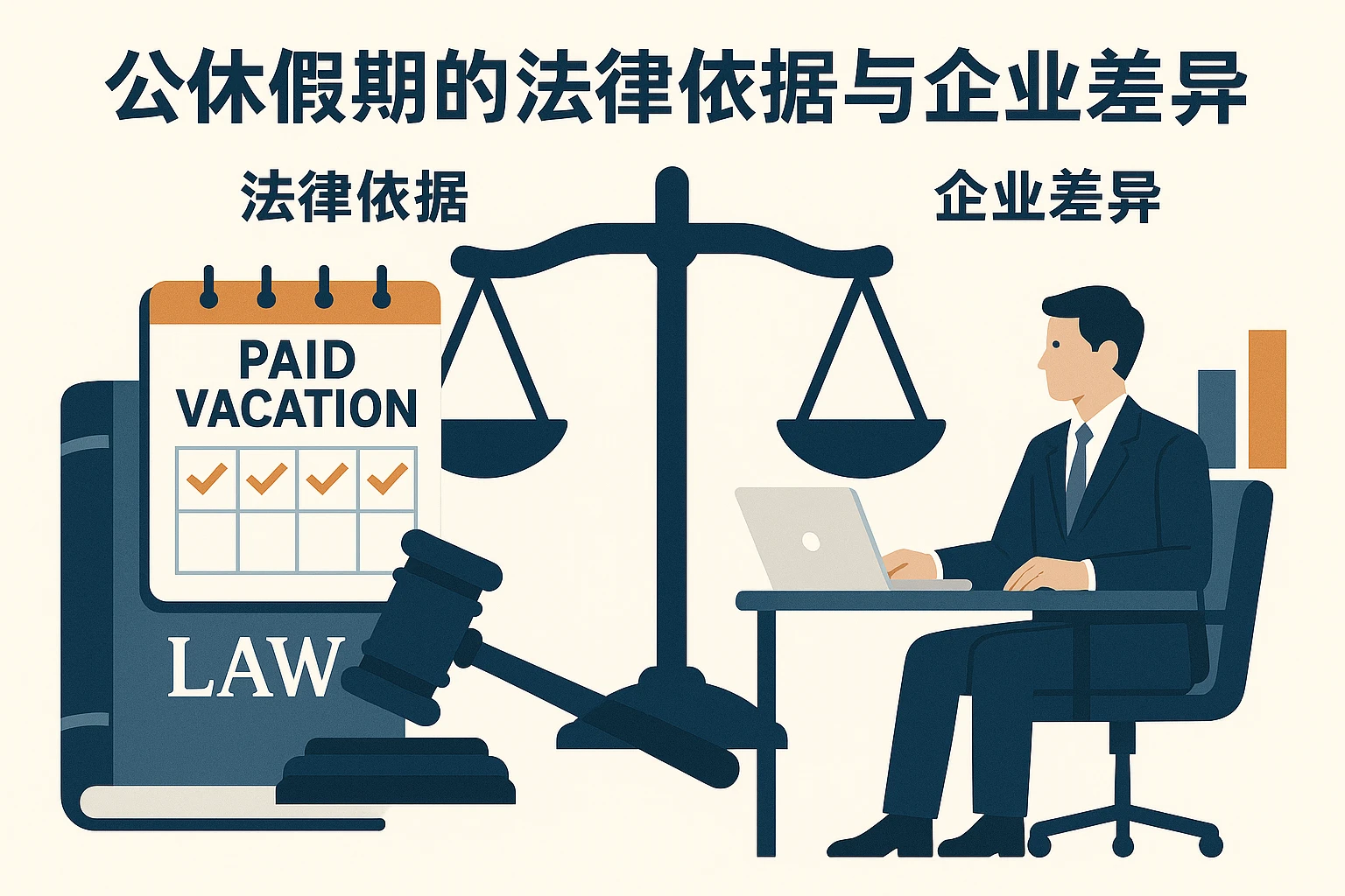 公休假期的法律依据与企业差异