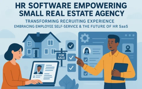 人力资源软件赋能小型房产中介：转型招聘体验，拥抱员工自助系统与人力资源SaaS的未来