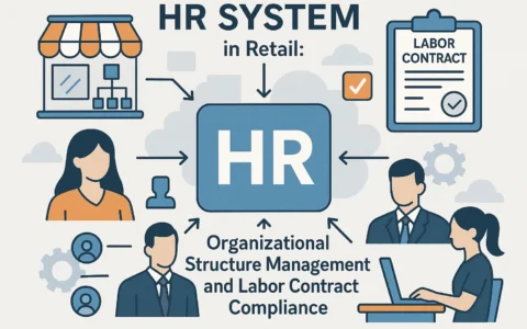 HR系统在零售业组织架构管理与劳动合同合规中的关键作用