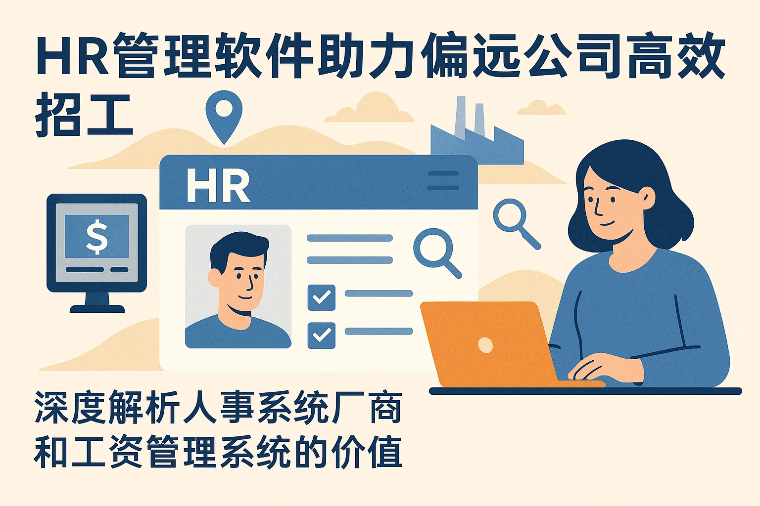 HR管理软件助力偏远公司高效招工 —— 深度解析人事系统厂商和工资管理系统的价值