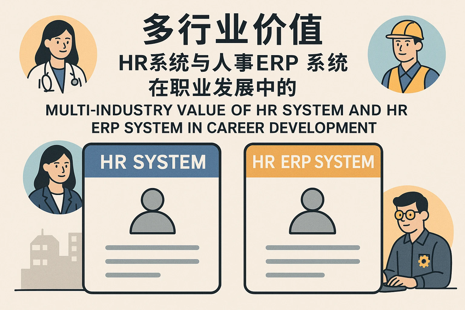 HR系统与人事ERP系统在职业发展中的多行业价值