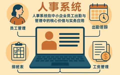 人事系统在中小企业员工出勤与管理中的核心价值与实务应用