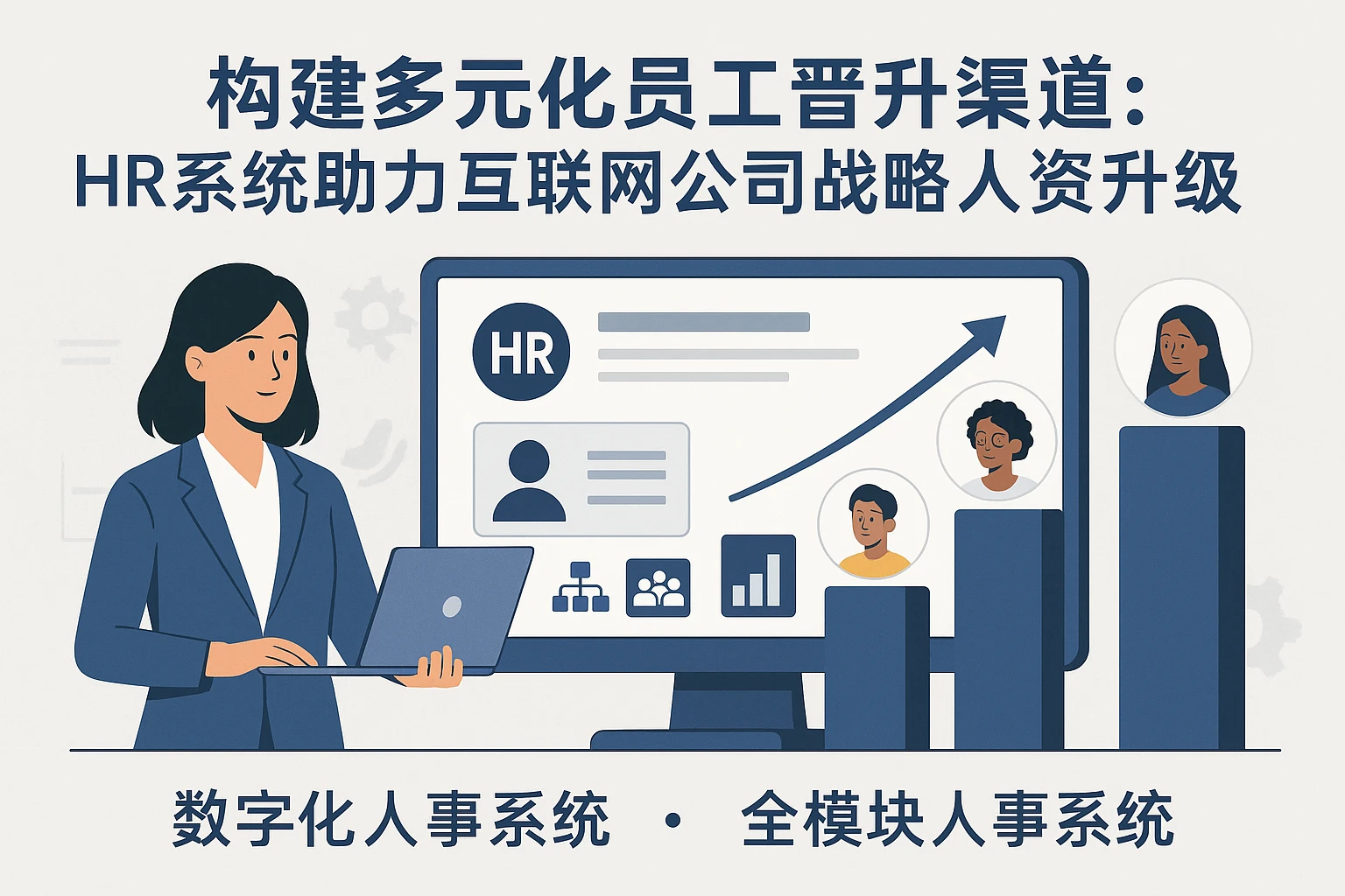 构建多元化员工晋升渠道：HR系统助力互联网公司战略人资升级【数字化人事系统·全模块人事系统】