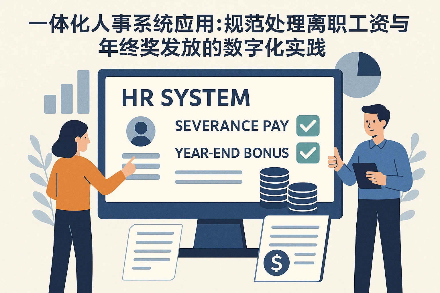 一体化人事系统应用：规范处理离职工资与年终奖发放的数字化实践