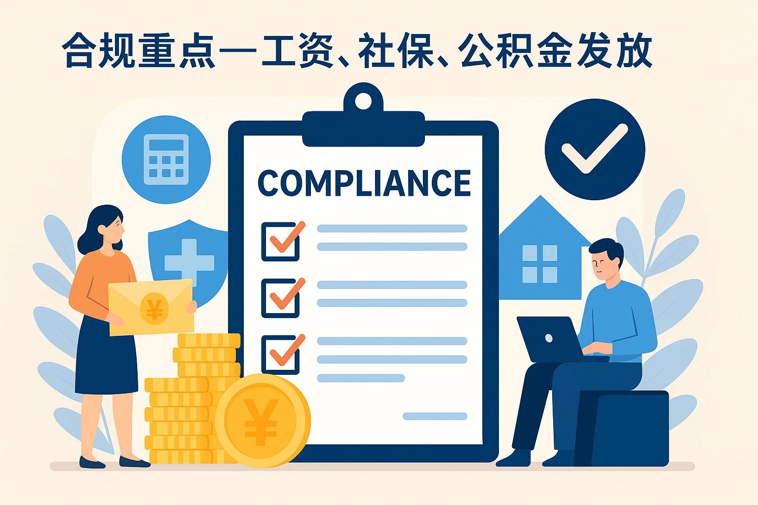 合规重点——工资、社保、公积金发放