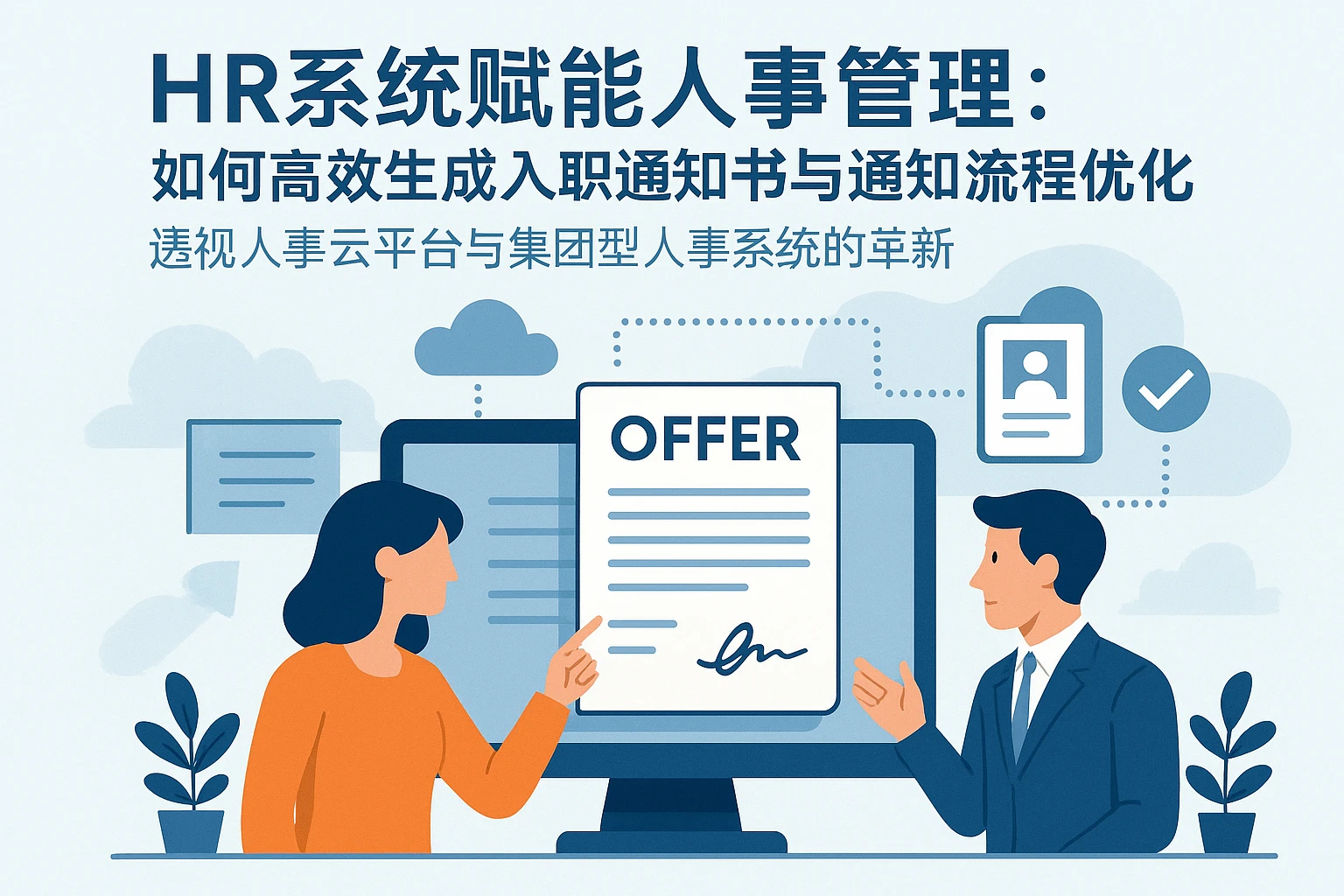 HR系统赋能人事管理：如何高效生成入职通知书与通知流程优化——透视人事云平台与集团型人事系统的革新