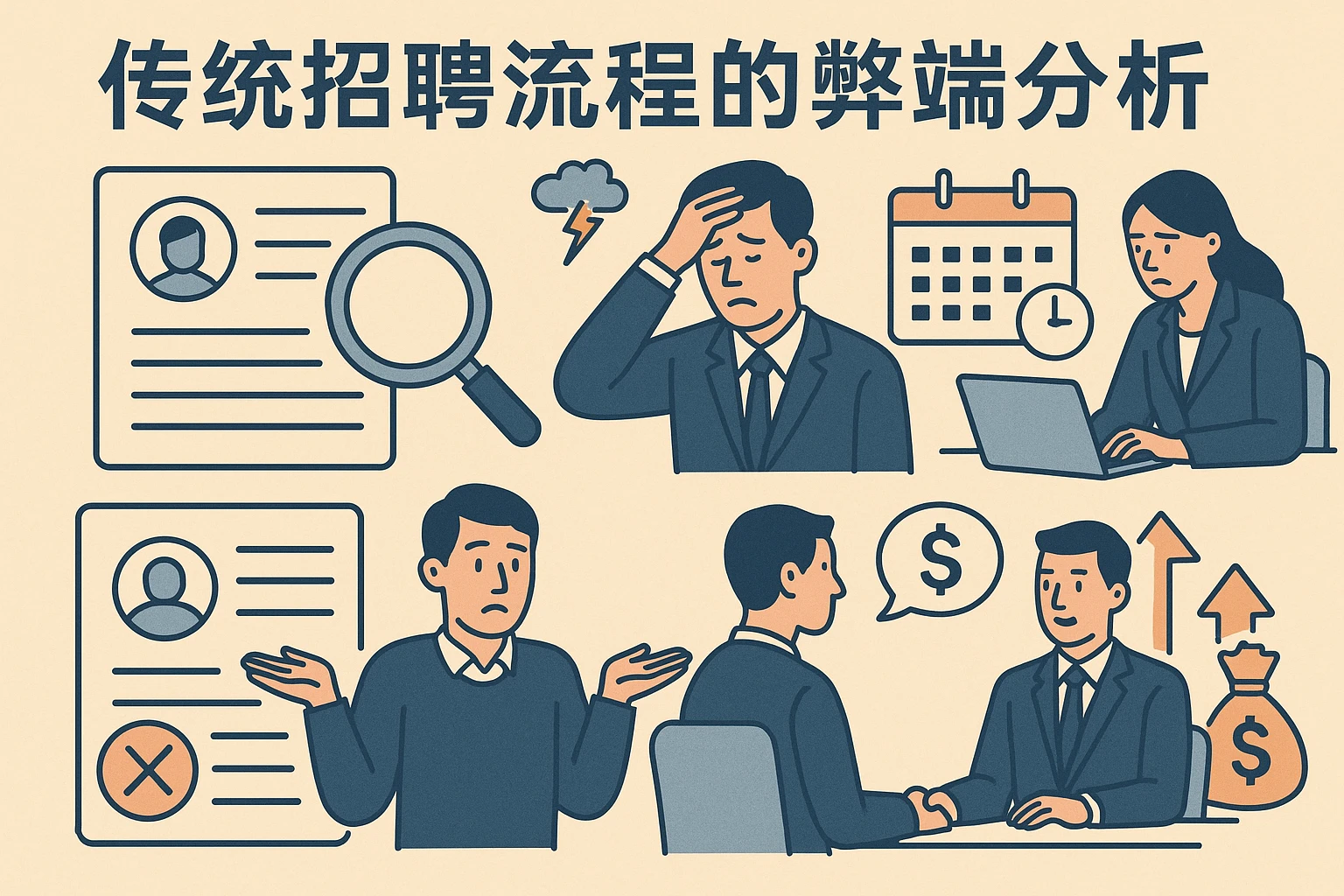 传统招聘流程的弊端分析