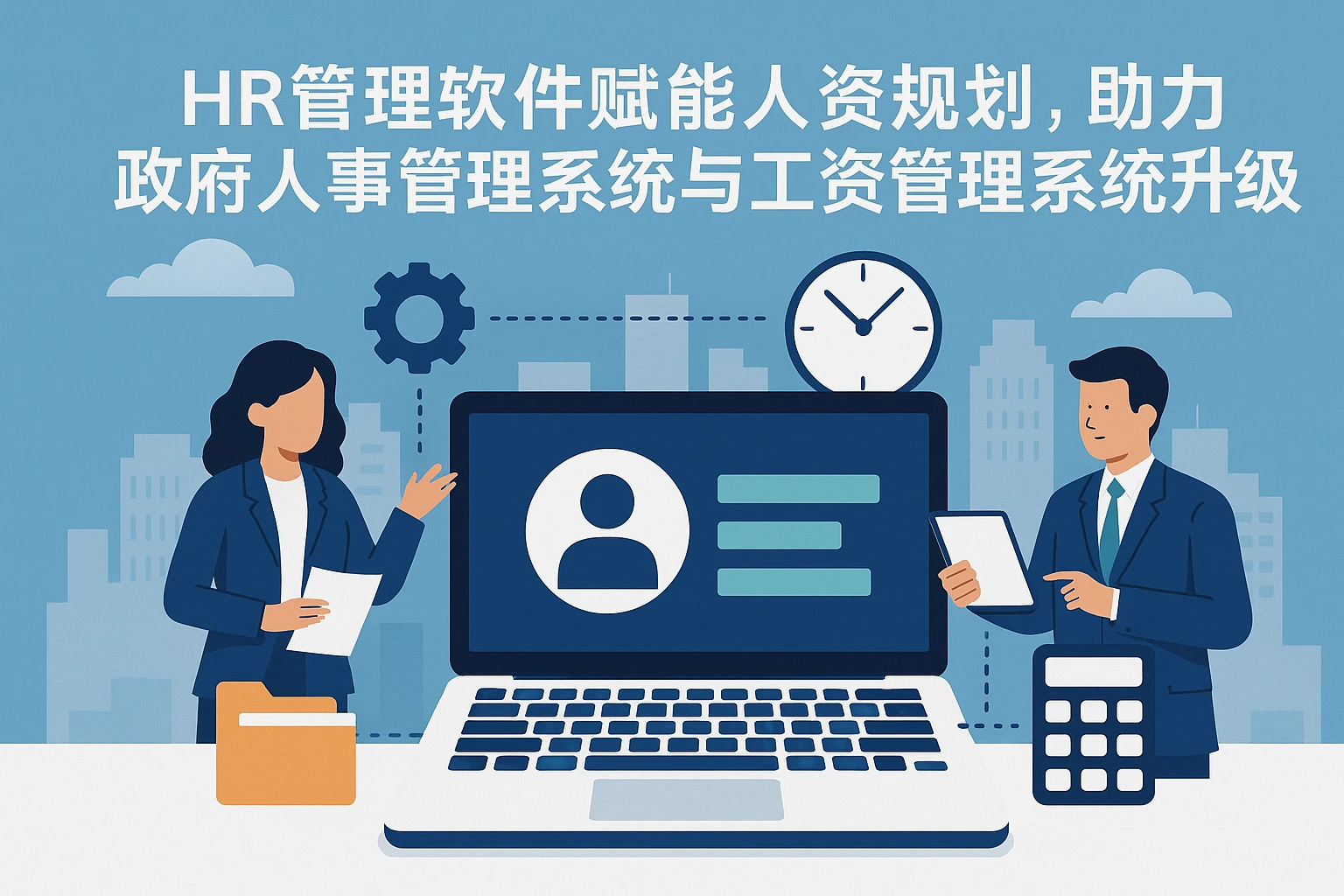 HR管理软件赋能人资规划，助力政府人事管理系统与工资管理系统升级
