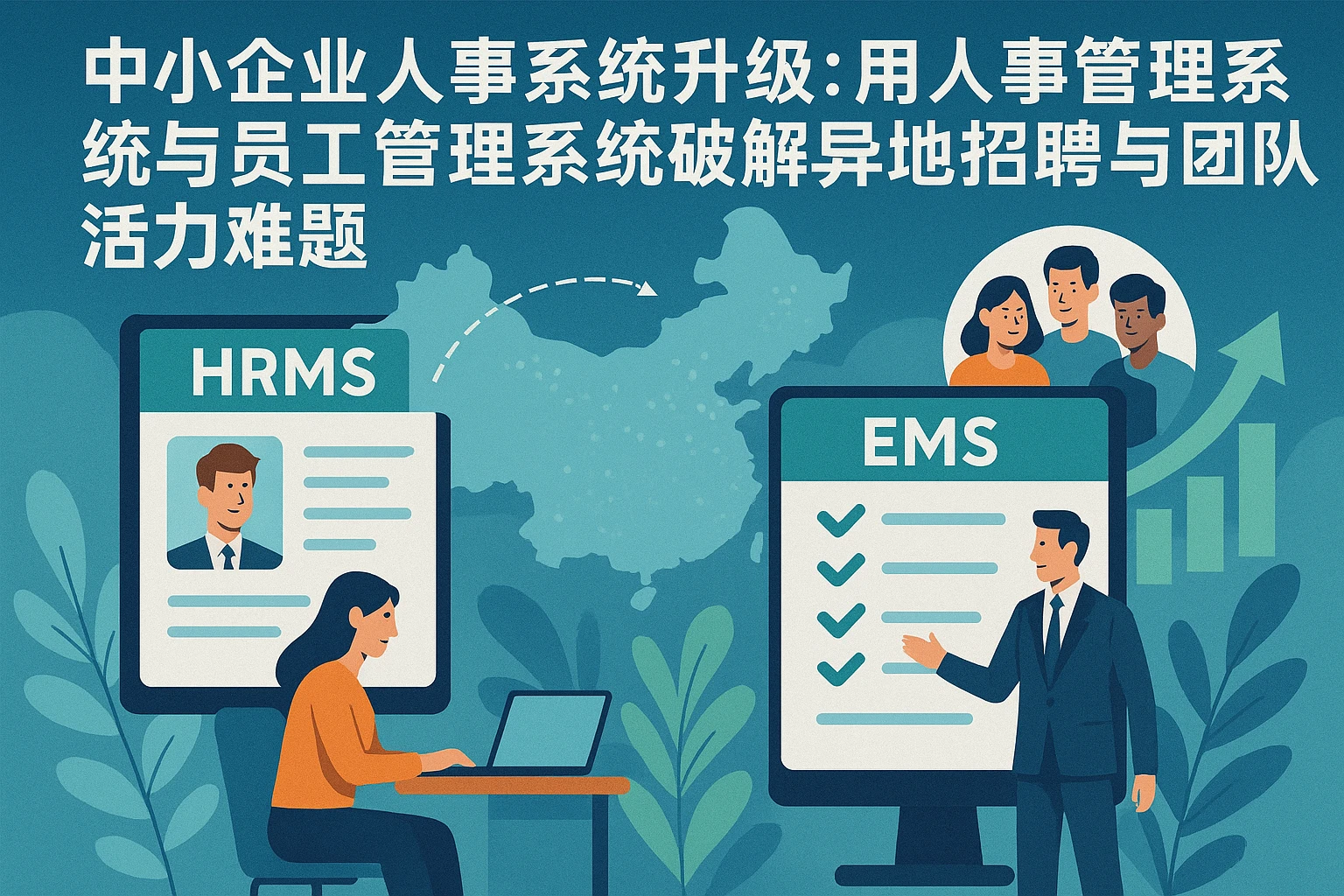 中小企业人事系统升级：用人事管理系统与员工管理系统破解异地招聘与团队活力难题