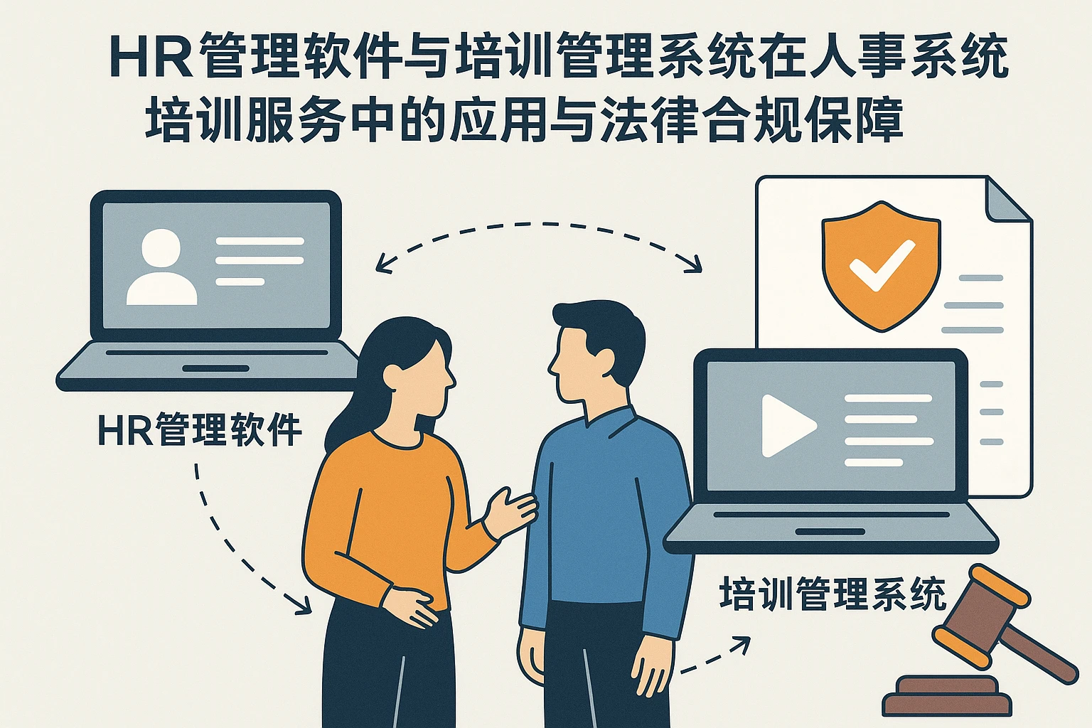 HR管理软件与培训管理系统在人事系统培训服务中的应用与法律合规保障