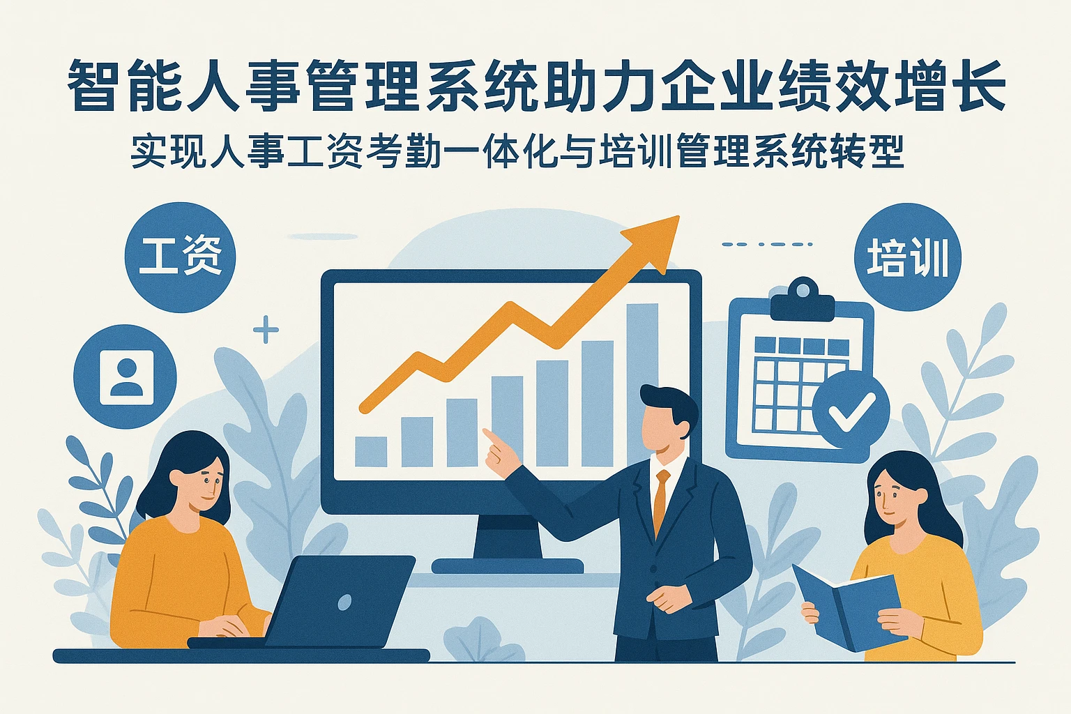 智能人事管理系统助力企业绩效增长——实现人事工资考勤一体化与培训管理系统转型