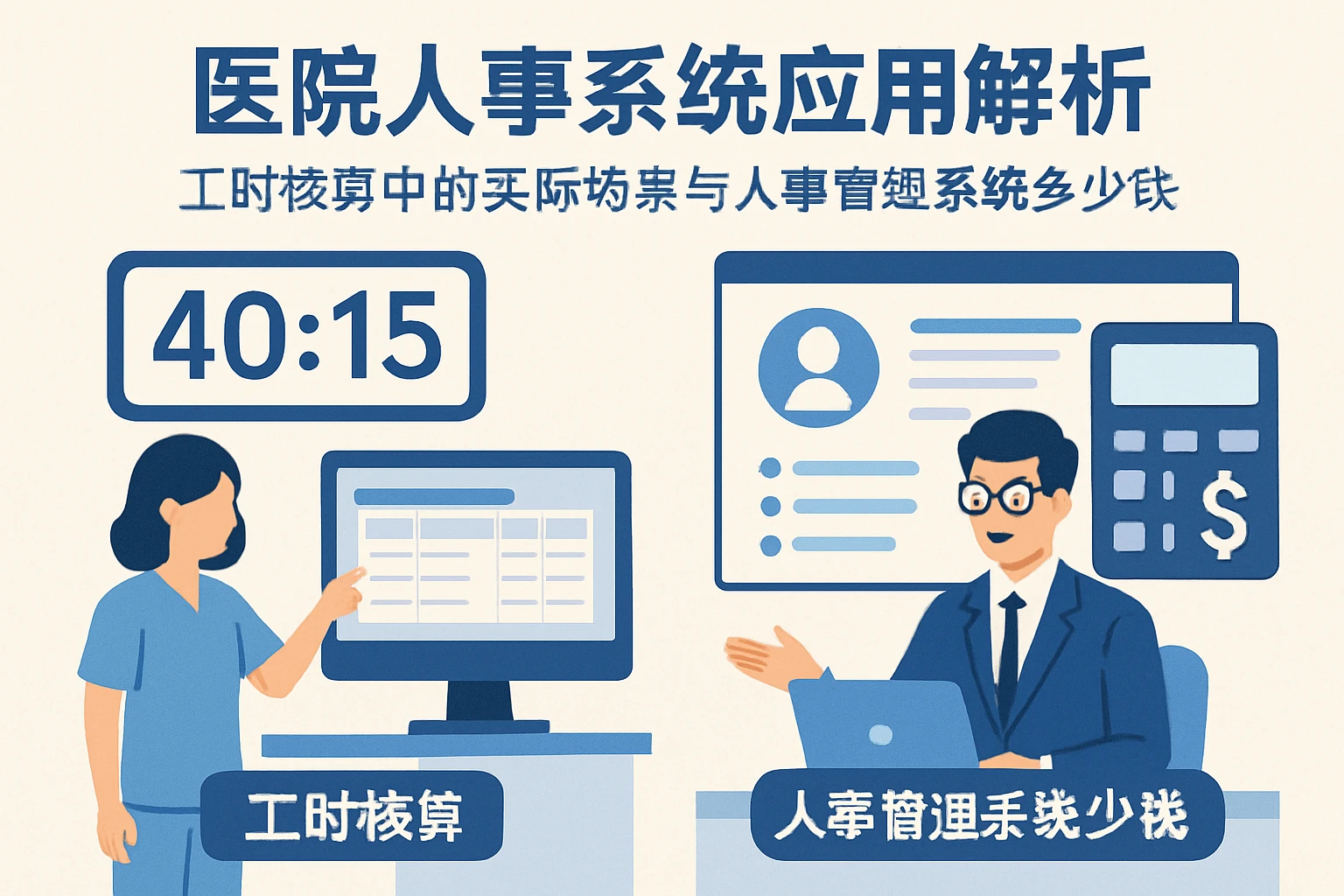 医院人事系统应用解析：工时核算中的实际场景与人事管理系统多少钱