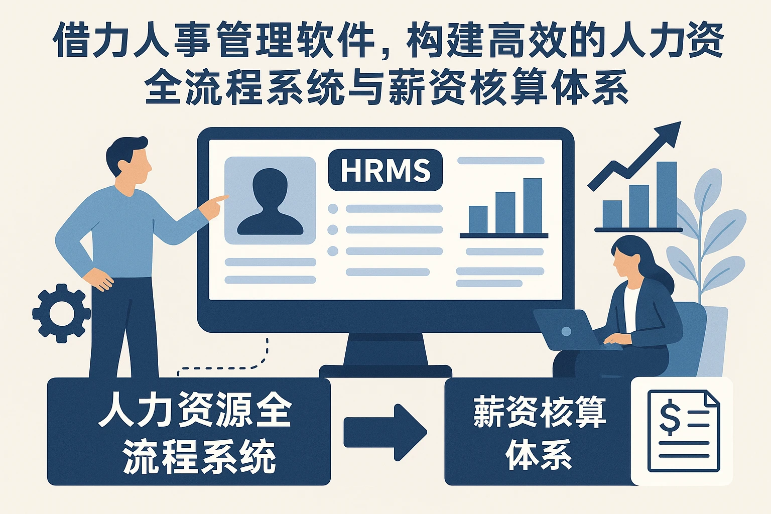 借力人事管理软件，构建高效的人力资源全流程系统与薪资核算体系