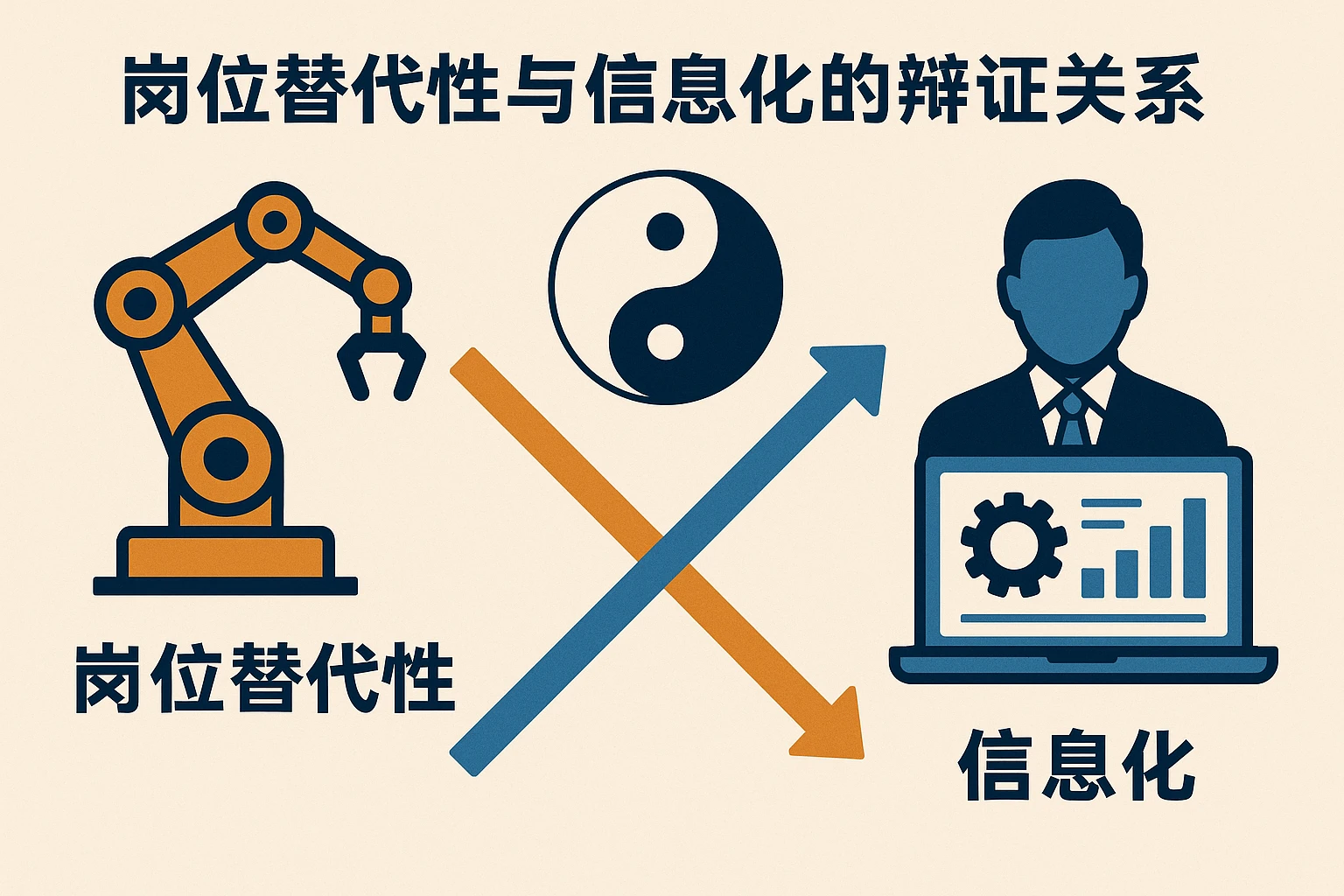 岗位替代性与信息化的辩证关系