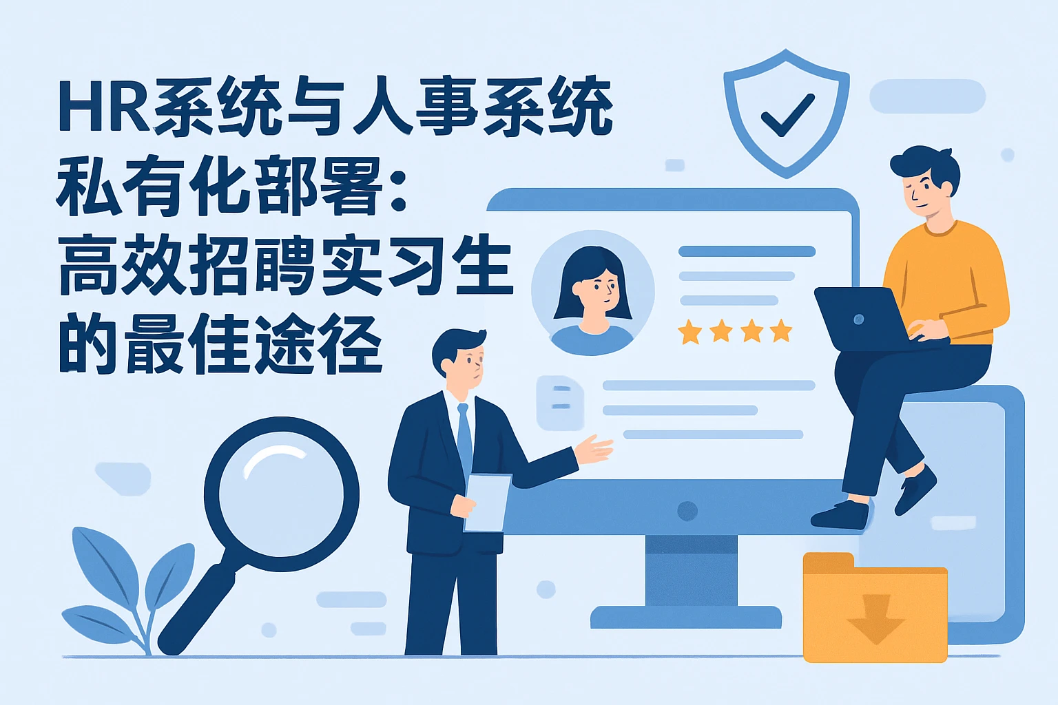 HR系统与人事系统私有化部署：高效招聘实习生的最佳途径
