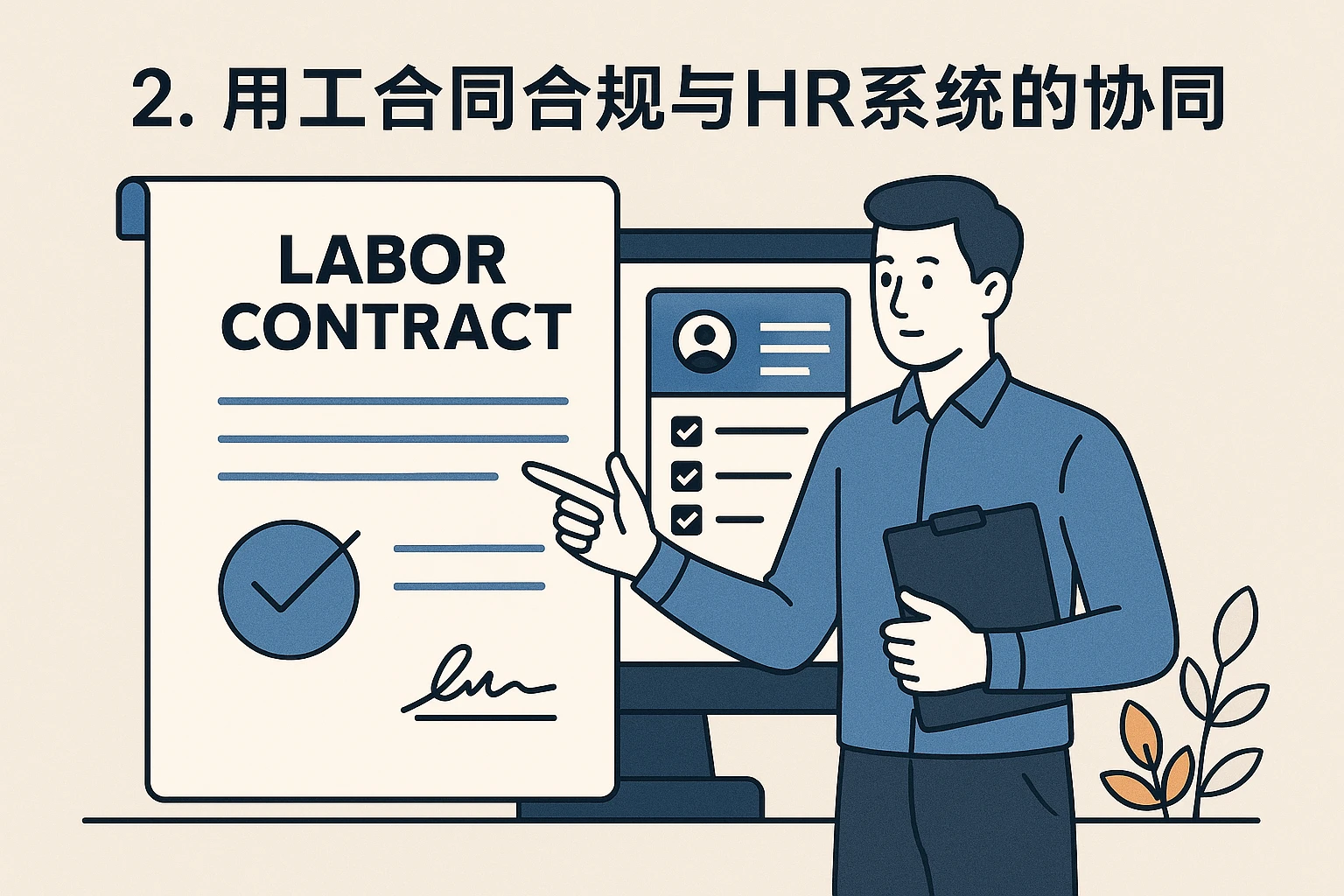 2. 用工合同合规与HR系统的协同