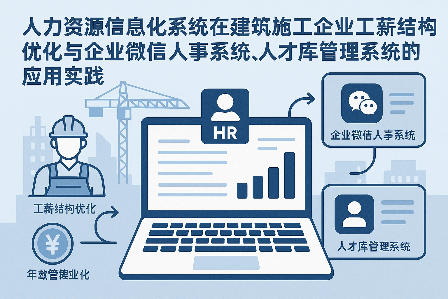 人力资源信息化系统在建筑施工企业工薪结构优化与企业微信人事系统、人才库管理系统的应用实践