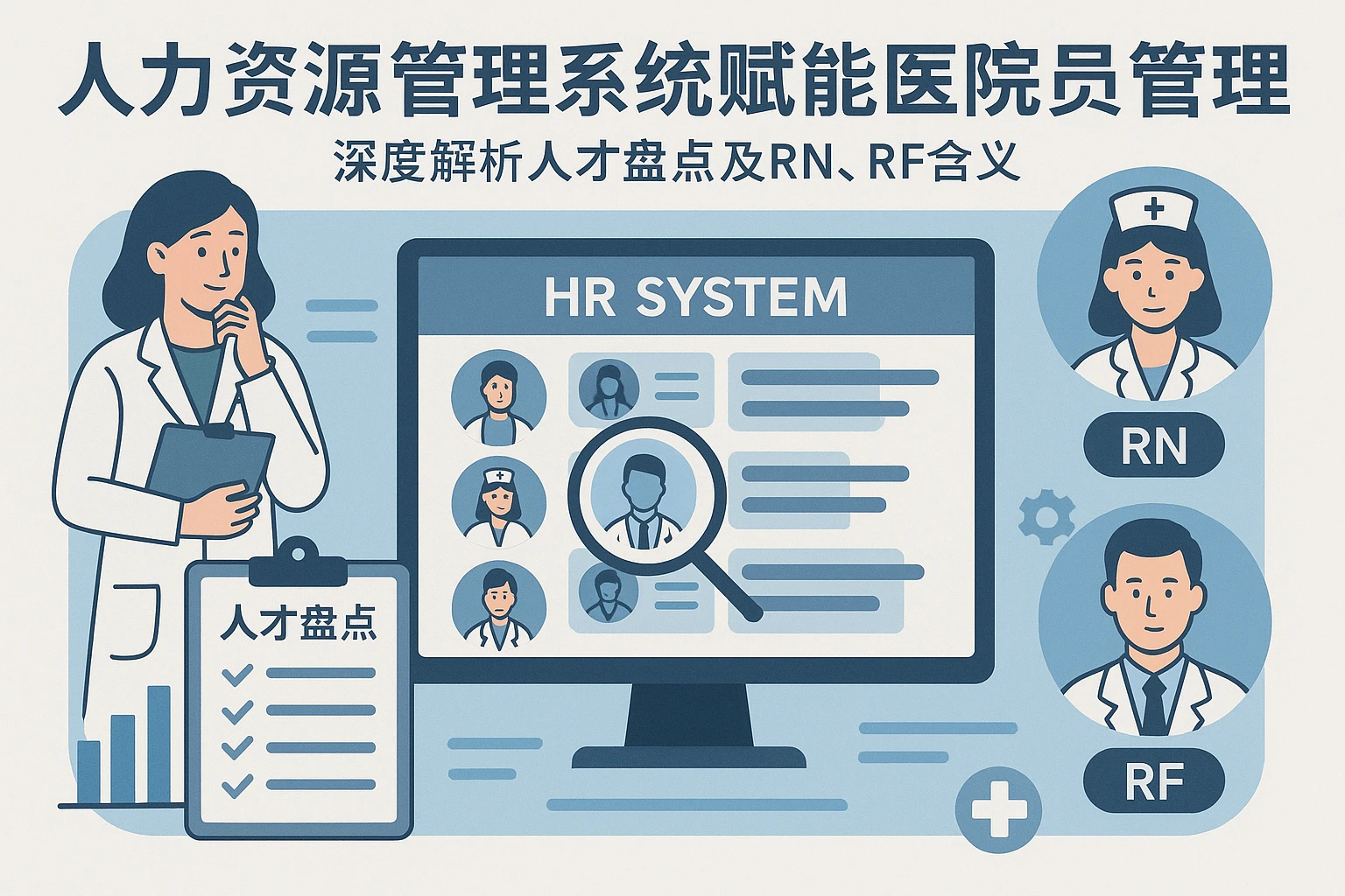 人力资源管理系统赋能医院员工管理：深度解析人才盘点及RN、RF含义