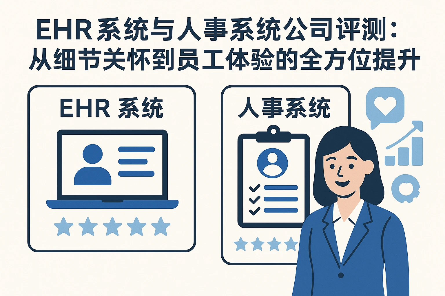 EHR系统与人事系统公司评测：从细节关怀到员工体验的全方位提升