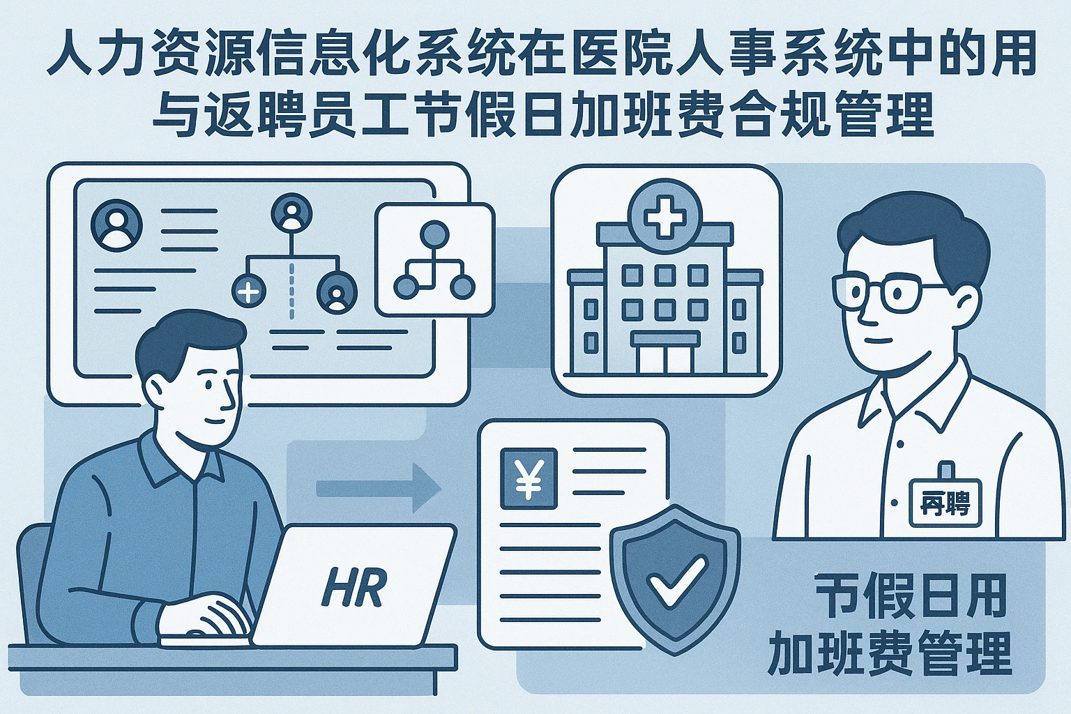 人力资源信息化系统在医院人事系统中的应用与返聘员工节假日加班费合规管理