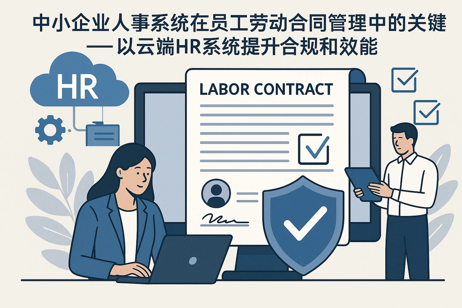 中小企业人事系统在员工劳动合同管理中的关键作用——以云端HR系统提升合规和效能