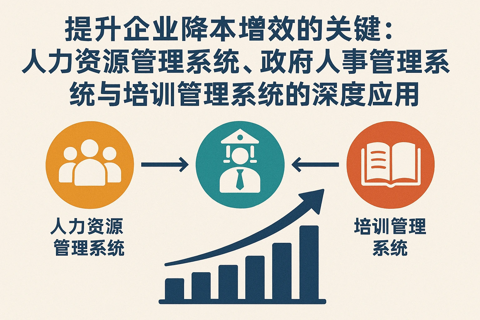 提升企业降本增效的关键：人力资源管理系统、政府人事管理系统与培训管理系统的深度应用