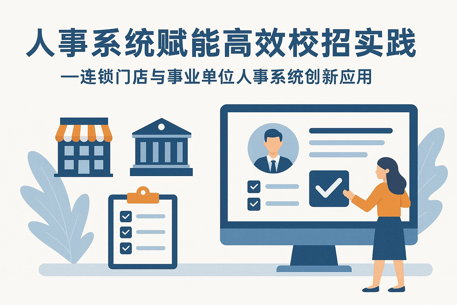 人事系统赋能高效校招实践——连锁门店与事业单位人事系统创新应用