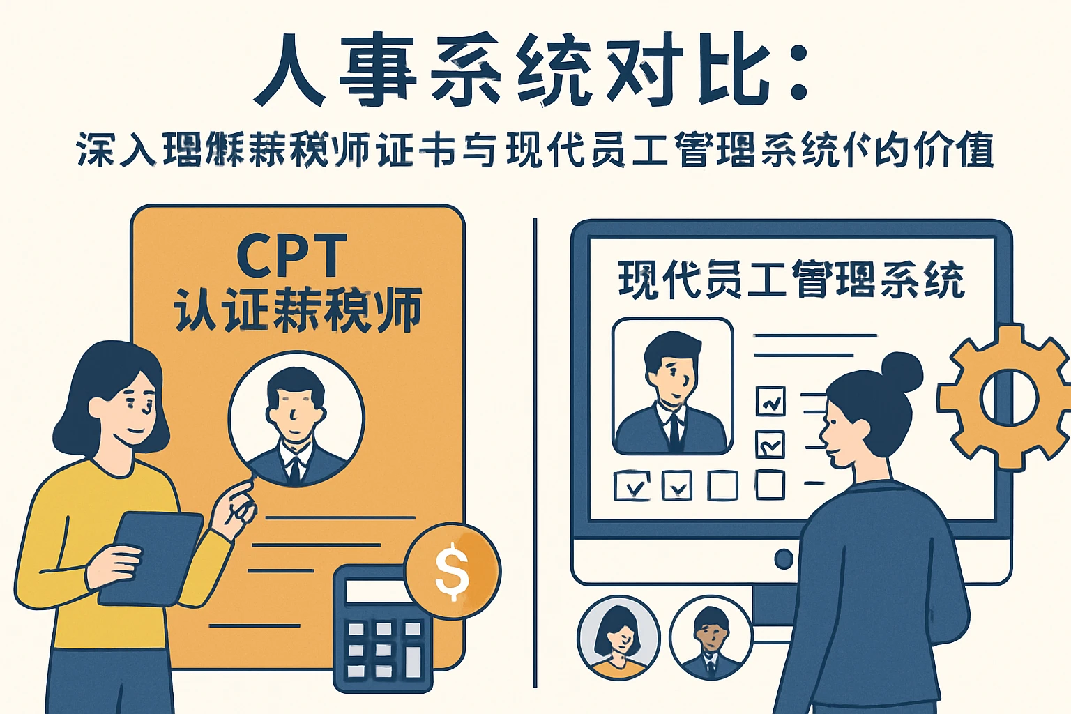 人事系统对比：深入理解薪税师证书与现代员工管理系统的价值