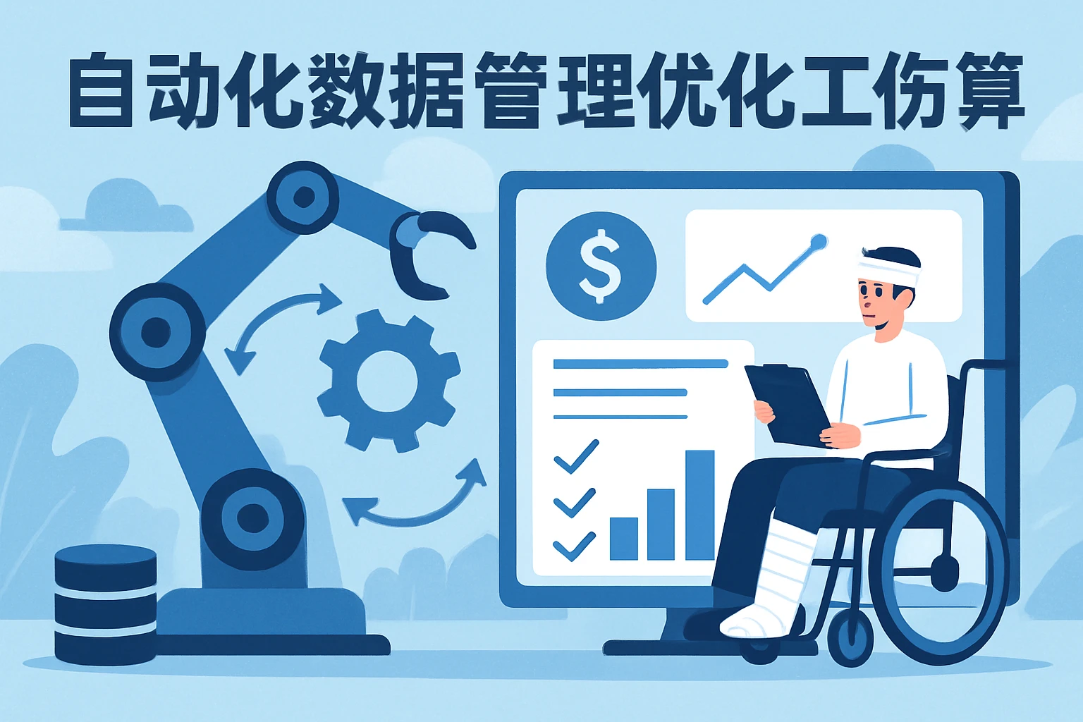 自动化数据管理优化工伤核算