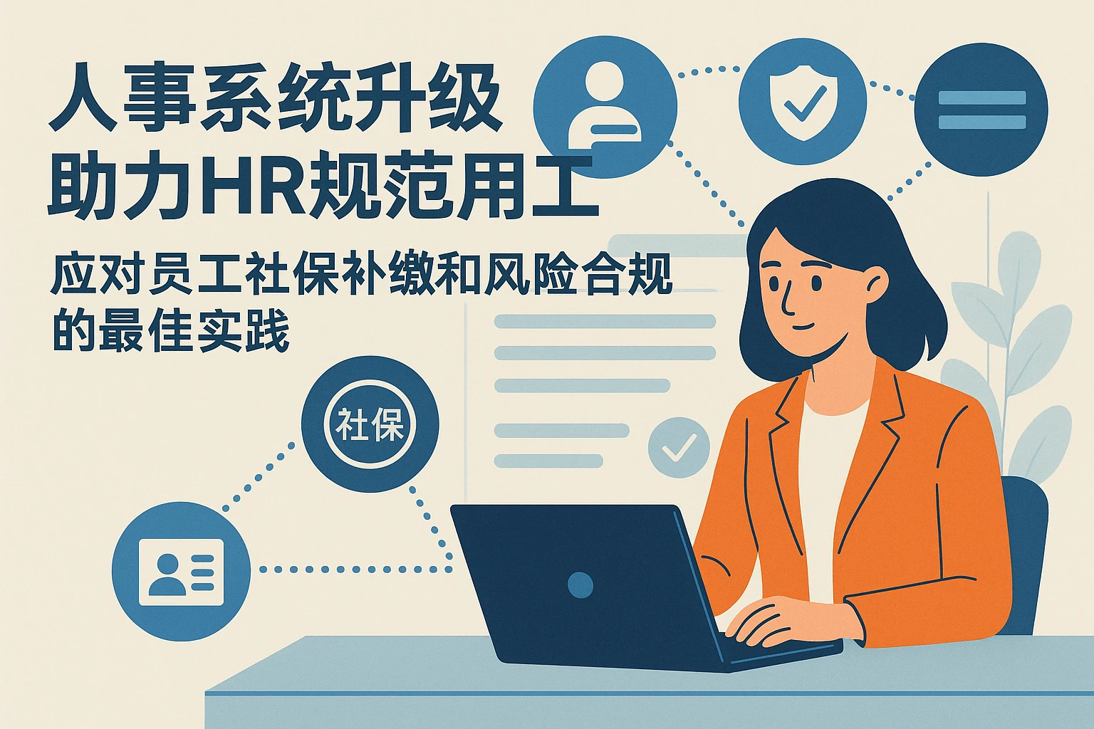 人事系统升级助力HR规范用工——应对员工社保补缴和风险合规的最佳实践