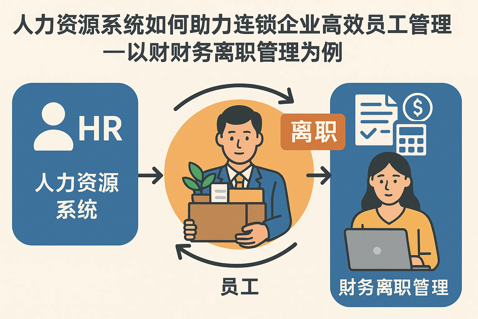 人力资源系统如何助力连锁企业高效员工管理——以财务离职管理为例