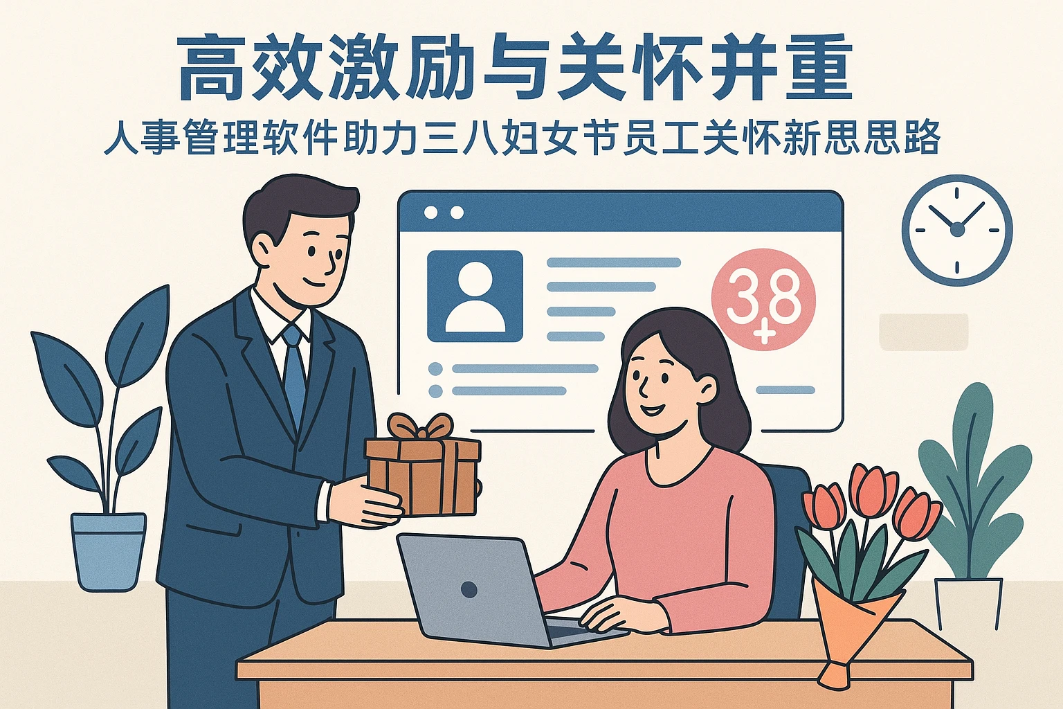 高效激励与关怀并重——人事管理软件助力三八妇女节员工关怀新思路