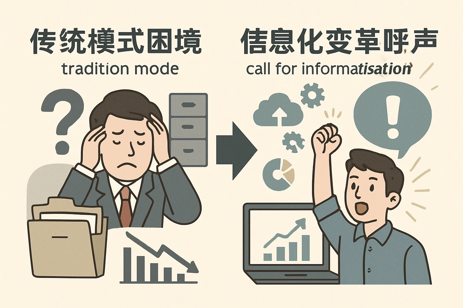 传统模式困境与信息化变革的呼声